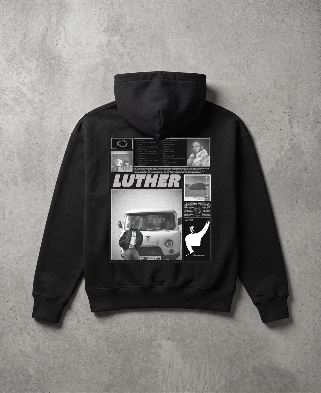 LUTHER 0.1 // STREETWISE HOODIE (Premium Cotton)