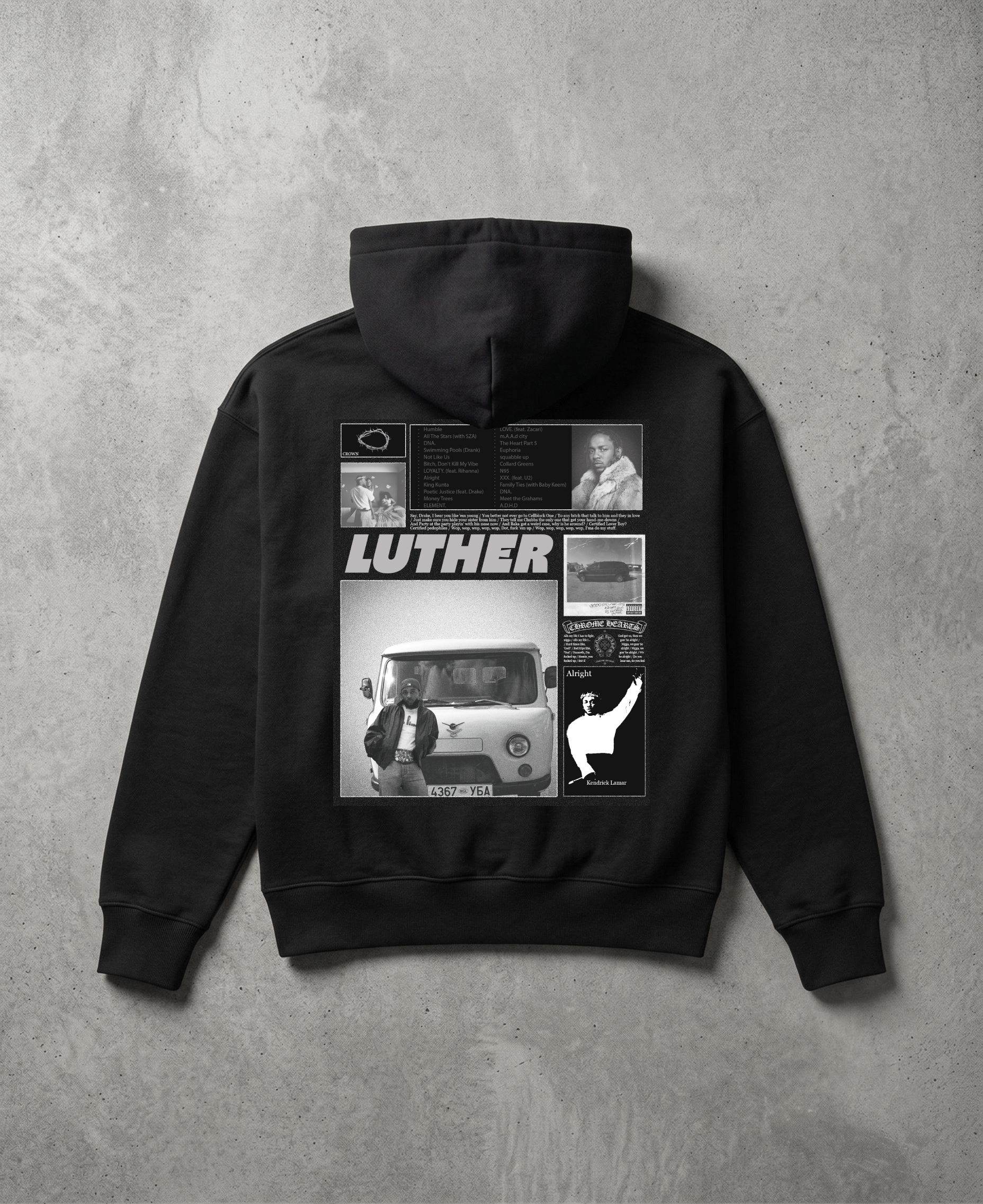 LUTHER 0.1 // STREETWISE HOODIE (Premium Cotton)