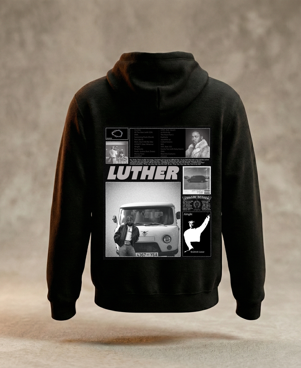 LUTHER 0.1 // STREETWISE HOODIE (Premium Cotton)